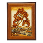 0063707/20*26см  Картина (янтарная крошка)  "ПЕЙЗАЖ" № 17