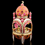 Шкатулка с часами "Мечеть". Традиции Фаберже