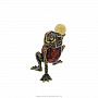 Статуэтка с янтарем "Лягушка с подарком", фотография 4. Интернет-магазин ЛАВКА ПОДАРКОВ