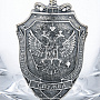 Стопка 60 мл "ФСБ" с накладкой из серебра 925*, фотография 2. Интернет-магазин ЛАВКА ПОДАРКОВ