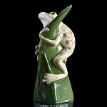 0022647/82.63981.00.1 ЛФЗ СКУЛЬПТУРА "Лягушка на листике Мраморная" МН1