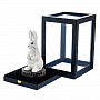 Скульптура из натурального камня "Кролик на пне". Ангидрид, фотография 7. Интернет-магазин ЛАВКА ПОДАРКОВ