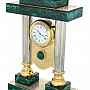 Часы из малахита с гравировкой "Георгий Победоносец", фотография 5. Интернет-магазин ЛАВКА ПОДАРКОВ