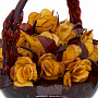 Янтарная композиция "Корзина с цветами №7", фотография 4. Интернет-магазин ЛАВКА ПОДАРКОВ