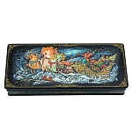 0074650 Лаковая миниатюра Шкатулка "Эх, прокачу" 119,95