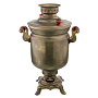 Самовар латунный электрический 3 л с патиной, фотография 3. Интернет-магазин ЛАВКА ПОДАРКОВ