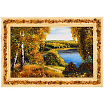 0065051-28*20см ПАННО настенной ПЕЙЗАЖ № 15 (янтарная крошка)