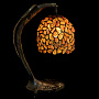 Настольная лампа из янтаря и бронзы "Орел", фотография 1. Интернет-магазин ЛАВКА ПОДАРКОВ