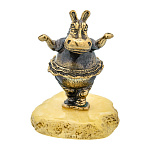 0045444/1116 Сувенир Бегемотик Глория Сувенир (белый)