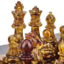 Шахматы с инкрустацией и фигурами из янтаря "Камелот" 45х45 см, фотография 7. Интернет-магазин ЛАВКА ПОДАРКОВ