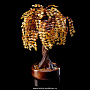 Денежное дерево из янтаря "Верба", фотография 2. Интернет-магазин ЛАВКА ПОДАРКОВ
