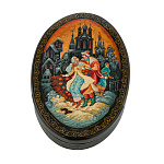 Шкатулка с художественной росписью "Кирибеевич"