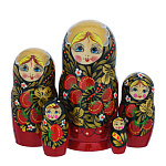 Матрешка "Ягоды" 5 мест