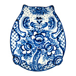 0036234/блюдо Гжель БЛЮДО "КОТЫ" 