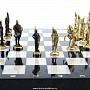 Шахматы из камня с бронзовыми фигурами "Русские", фотография 5. Интернет-магазин ЛАВКА ПОДАРКОВ