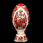 0030991/80.57815.00.1 ЛФЗ ЯЙЦО ПАСХАЛЬНОЕм.р./подст.115 мм "Русские узоры" нш ТН1 