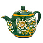 Чайник заварочный 700 мл "Цветы". Хохлома, фотография 2. Интернет-магазин ЛАВКА ПОДАРКОВ