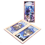 0059068/7040/13 Нарды-шашки "Девушка и Волк" (40x20x4 СМ)