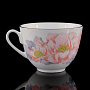 Чайная пара 250 мл "Нежный пион". Форма Весенняя-2. ИФЗ, фотография 6. Интернет-магазин ЛАВКА ПОДАРКОВ