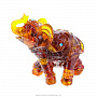 Янтарная статуэтка "Слон", фотография 4. Интернет-магазин ЛАВКА ПОДАРКОВ