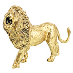 Бронзовая статуэтка с позолотой "Лев"