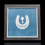 /50320106А05 Серебро 925 декоративное панно "Счастья в дом" 184,16