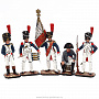 Оловянная миниатюра. Набор солдатиков "Наполеон и Старая гвардия", фотография 1. Интернет-магазин ЛАВКА ПОДАРКОВ