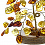 Денежное дерево из янтаря 86 камней, фотография 2. Интернет-магазин ЛАВКА ПОДАРКОВ