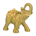 0090365  Сувенир.Статуэтка "ДЕНЕЖНЫЙ СЛОН" (литев.камень акр. кр.лак) 9*4.5 см