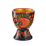 0030521/С/5,5см Хохлома ПОДСТАВКА под пасхальное яйцо 5,5см