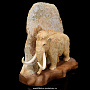 Скульптура из кости кита "Мамонт", фотография 2. Интернет-магазин ЛАВКА ПОДАРКОВ