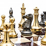 Подарочные шахматы с металлическими фигурами "Стаунтон" 48х48 см , фотография 10. Интернет-магазин ЛАВКА ПОДАРКОВ