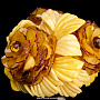 Янтарная икебана "Розы в вазе", фотография 4. Интернет-магазин ЛАВКА ПОДАРКОВ