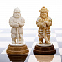 Шахматы с фигурами из бивня мамонта "Куликово поле" 48х48 см, фотография 9. Интернет-магазин ЛАВКА ПОДАРКОВ
