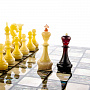 Шахматный ларец с натуральным перламутром и фигурами из янтаря, фотография 15. Интернет-магазин ЛАВКА ПОДАРКОВ