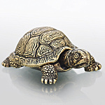 0027458 Бронза статуэтка "МУДРАЯ ЧЕРЕПАХА" 6*3,5см (23490)
