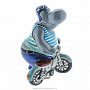 Фарфоровая статуэтка "Бегемот-мотоциклист", фотография 2. Интернет-магазин ЛАВКА ПОДАРКОВ