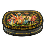 Шкатулка с художественной росписью "Золотой петушок"