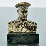 0025781 Бронза Сувенир БЮСТ "ЖУКОВ" 