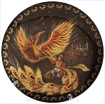 0013787 /0841 Сувенирная Тарелка  "Москва" фарфор большая 21см