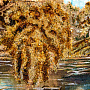 Картина янтарная "Лодка у берега" 60 х 80 см, фотография 4. Интернет-магазин ЛАВКА ПОДАРКОВ