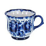 0072909 ГЖЕЛЬ БОКАЛ УЛЫБКА бол  в коб 