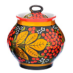 0058706-сахарница  САХАРНИЦА К СЕРВИЗУ"Хохлома" форма и роспись в ассортименте