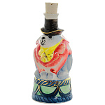 -0,05л Фарфор МИНИ-ШТОФ "КРОЛИК" в цвете и золоте 0,05л в комплекте 