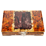Шкатулка янтарная "Москва"