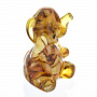 Статуэтка из янтаря "Слоник", фотография 4. Интернет-магазин ЛАВКА ПОДАРКОВ