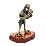 0047290/1500 Сувенир Птица Аист двойня Сувенир (белый)