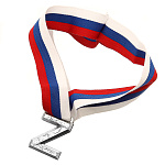 0069168 ПОДВЕС "ЗА ПОБЕДУ" сплав цинка, алюминия, магния и меди - Zamac триколор