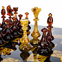 Шахматы с инкрустацией и фигурами из янтаря "Жемчужина Африки" 42х42 см, фотография 6. Интернет-магазин ЛАВКА ПОДАРКОВ