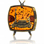 Магнит с янтарем "Телевизор Останкино", фотография 1. Интернет-магазин ЛАВКА ПОДАРКОВ